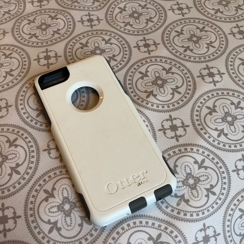 iphone 6/6s white/grey otter box phone case